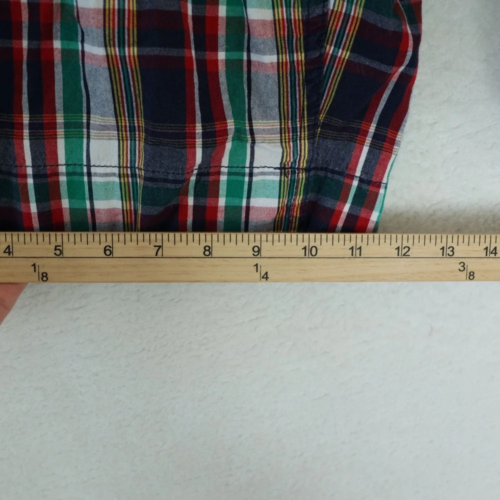 Vintage Polo Ralph Lauren Cargo Shorts Mens 33‎ Multi Madras Plaid 9